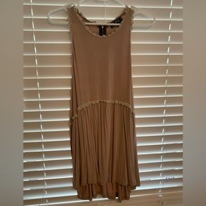 Peplum type tank top